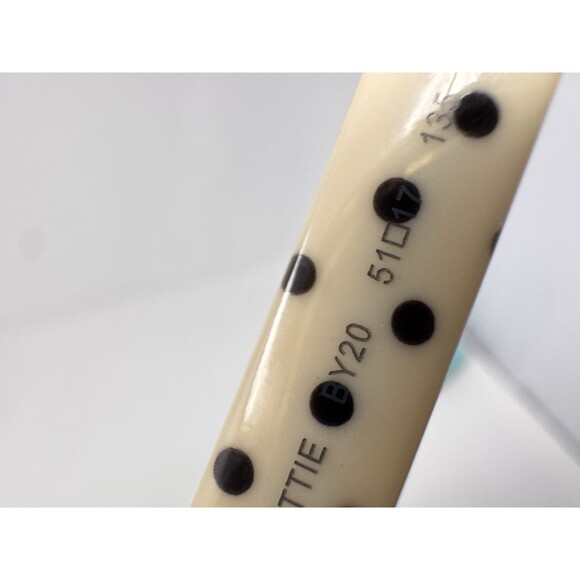 Kate Spade Tattie BY20 Eyeglass Frames Only 51-17-135 Black Cream Polka Dot Case main image 12